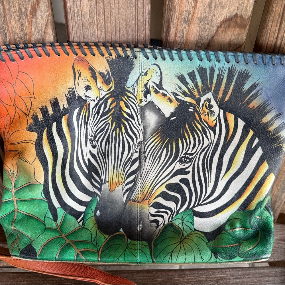 Anuschka zebra bag